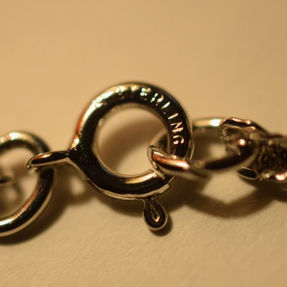 Boxed Michelle Albala Sterling Silver & 14k. Gold Smokey Quartz Necklace - Picture 5 of 7